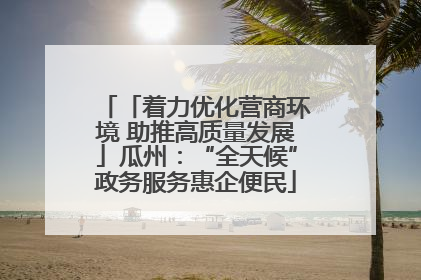 「着力优化营商环境 助推高质量发展」瓜州：“全天候”政务服务惠企便民