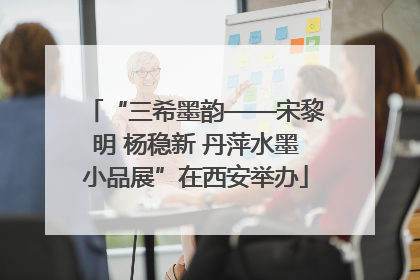 “三希墨韵——宋黎明 杨稳新 丹萍水墨小品展”在西安举办