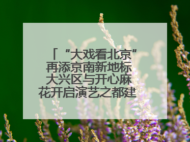 “大戏看北京” 再添京南新地标 大兴区与开心麻花开启演艺之都建设战略合作