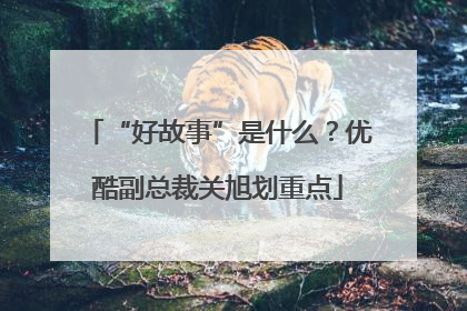 “好故事”是什么？优酷副总裁关旭划重点