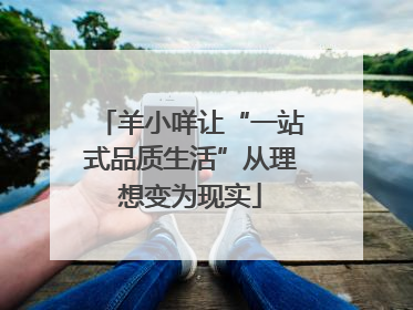 羊小咩让“一站式品质生活”从理想变为现实