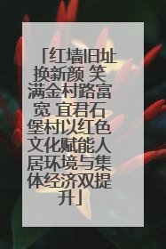 红墙旧址换新颜 笑满金村路富宽 宜君石堡村以红色文化赋能人居环境与集体经济双提升