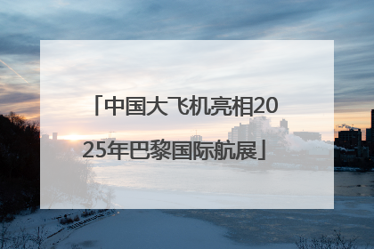 中国大飞机亮相2025年巴黎国际航展