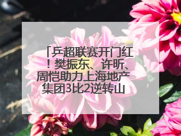 乒超联赛开门红！樊振东、许昕、周恺助力上海地产集团3比2逆转山东鲁能