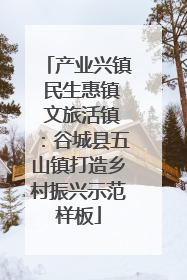 产业兴镇 民生惠镇 文旅活镇：谷城县五山镇打造乡村振兴示范样板