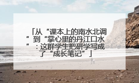 从“课本上的南水北调”到“掌心里的丹江口水”：这群学生把研学写成了“成长笔记”