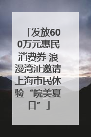 发放600万元惠民消费券 浪漫湾沚邀请上海市民体验“皖美夏日”