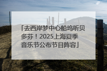 去西岸梦中心船坞听贝多芬！2025上海夏季音乐节公布节目阵容