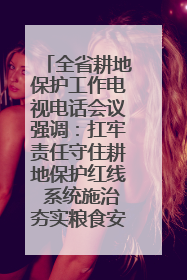 全省耕地保护工作电视电话会议强调：扛牢责任守住耕地保护红线 系统施治夯实粮食安全根基 王宁作出批示 王予波出席并讲话