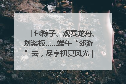 包粽子、观赛龙舟、划桨板……端午“郊游”去，尽享初夏风光｜端午氛围最浓时①