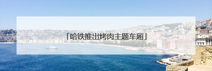 哈铁推出烤肉主题车厢