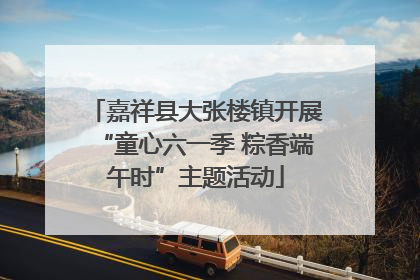 嘉祥县大张楼镇开展“童心六一季 粽香端午时”主题活动