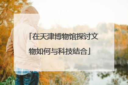 在天津博物馆探讨文物如何与科技结合