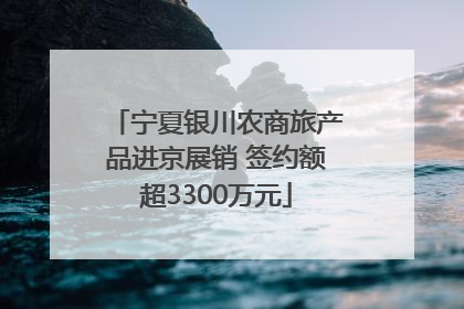 宁夏银川农商旅产品进京展销 签约额超3300万元