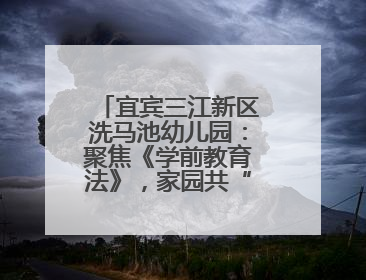 宜宾三江新区洗马池幼儿园：聚焦《学前教育法》，家园共“画”衔接