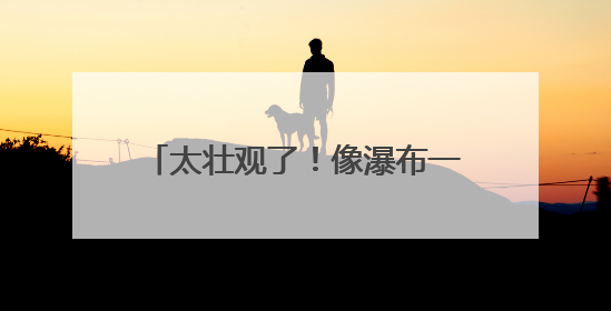 太壮观了！像瀑布一样的水果你见过吗？山东这里超能产！