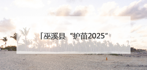 巫溪县“护苗2025”暨“缤纷六一筑童梦 护苗行动伴成长”活动启动