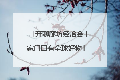 开聊廊坊经洽会丨家门口有全球好物