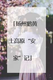 扬州鹅黄土高原“安家”记