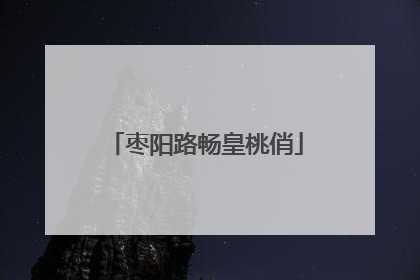 枣阳路畅皇桃俏