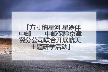 方寸纳星河 星途伴中邮——中邮保险京津冀分公司联合开展航天主题研学活动