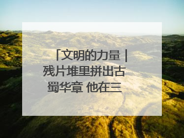 文明的力量｜残片堆里拼出古蜀华章 他在三星堆修文物