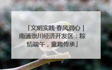 文明实践·春风润心｜南通崇川经济开发区：粽情端午，童趣传承