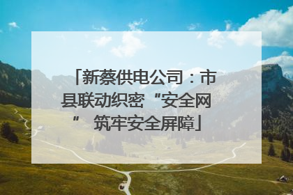 新蔡供电公司：市县联动织密“安全网” 筑牢安全屏障