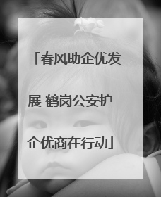 春风助企优发展 鹤岗公安护企优商在行动