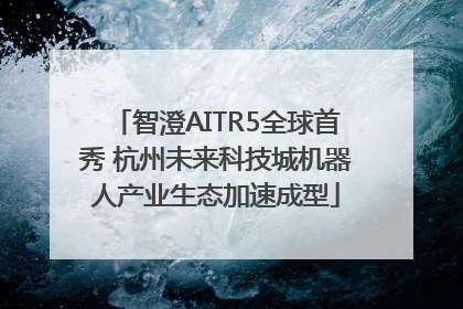 智澄AITR5全球首秀 杭州未来科技城机器人产业生态加速成型