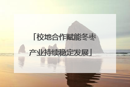 校地合作赋能冬枣产业持续稳定发展