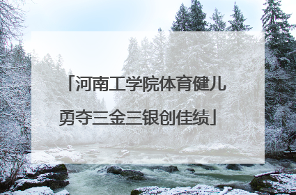 河南工学院体育健儿勇夺三金三银创佳绩