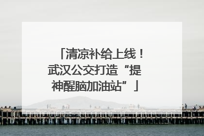 清凉补给上线！武汉公交打造“提神醒脑加油站”