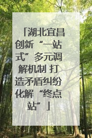 湖北宜昌创新“一站式”多元调解机制 打造矛盾纠纷化解“终点站”