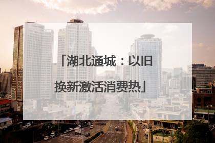 湖北通城：以旧换新激活消费热