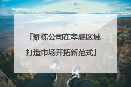耀栋公司在孝感区域打造市场开拓新范式
