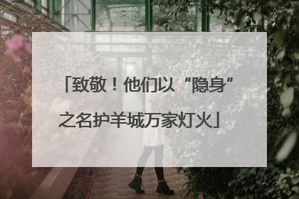 致敬！他们以“隐身”之名护羊城万家灯火
