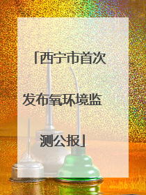 西宁市首次发布氧环境监测公报