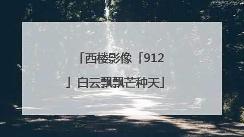 西楼影像「912」白云飘飘芒种天