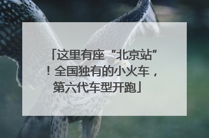 这里有座“北京站”！全国独有的小火车，第六代车型开跑