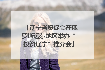 辽宁省贸促会在俄罗斯远东地区举办“投资辽宁”推介会
