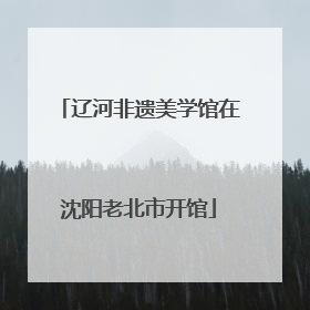 辽河非遗美学馆在沈阳老北市开馆