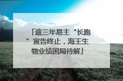 逾三年易主“长跑”宣告终止，海王生物业绩困局待解
