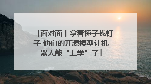 面对面丨拿着锤子找钉子 他们的开源模型让机器人能“上学”了