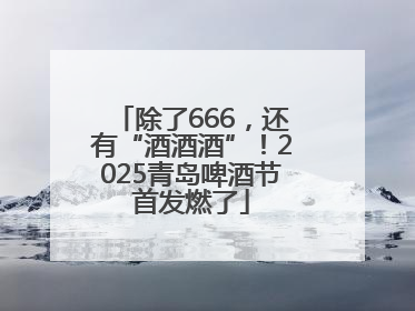 除了666，还有“酒酒酒”！2025青岛啤酒节首发燃了
