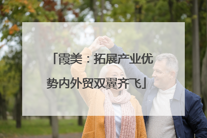 霞美：拓展产业优势内外贸双翼齐飞