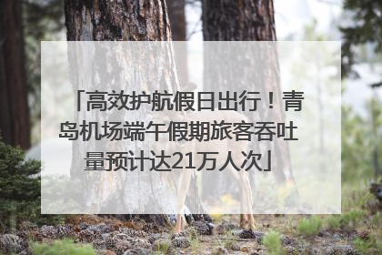 高效护航假日出行！青岛机场端午假期旅客吞吐量预计达21万人次