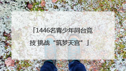 1446名青少年同台竞技 挑战“筑梦天宫”