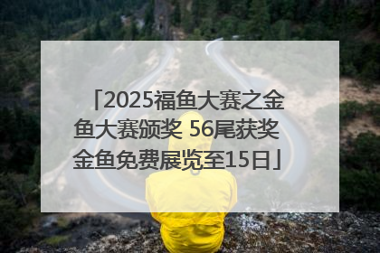 2025福鱼大赛之金鱼大赛颁奖 56尾获奖金鱼免费展览至15日