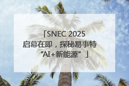 SNEC 2025启幕在即，探秘易事特“AI+新能源”